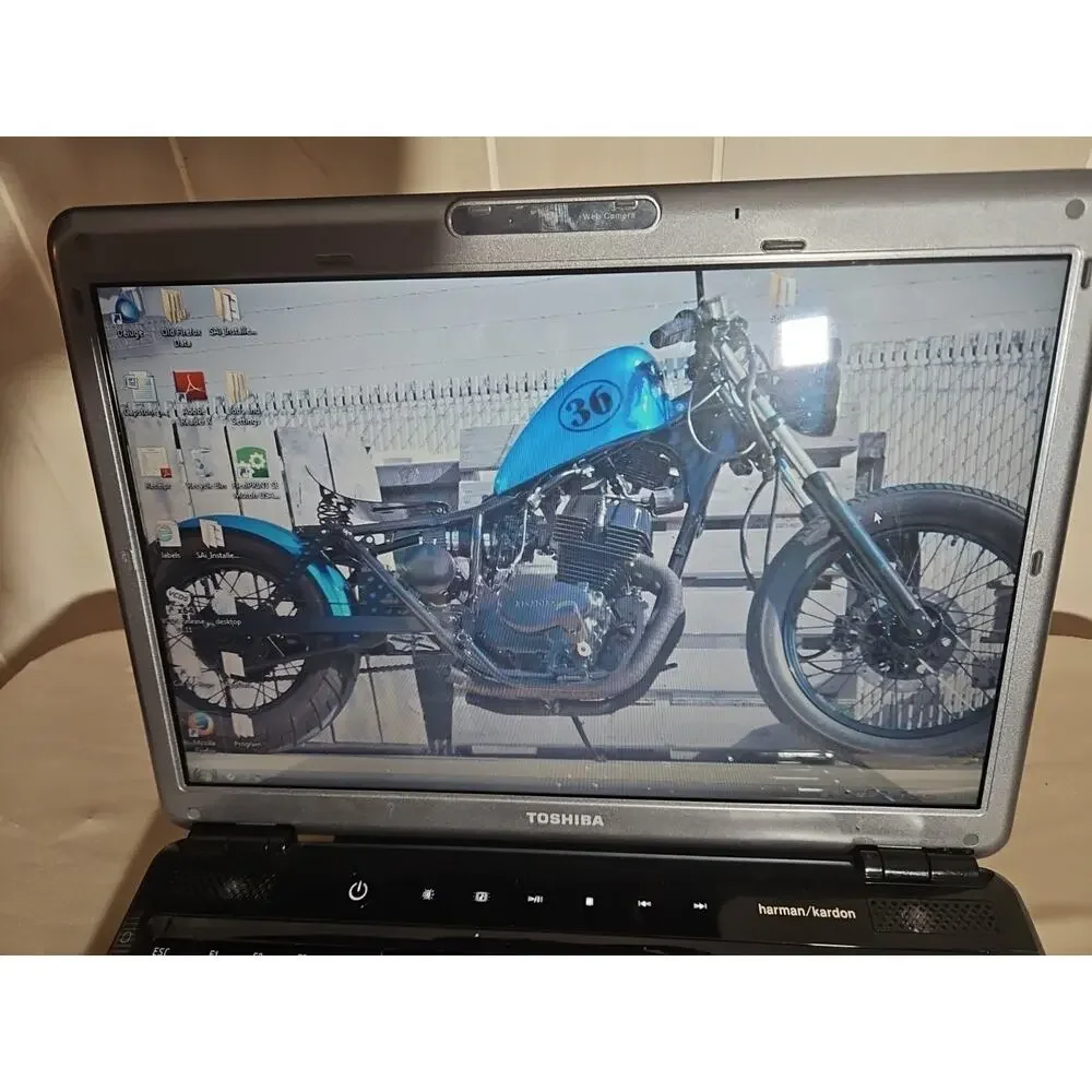Vintage Toshiba Satellite M305 Laptop Notebook Vista 4G Ram Works No Charger